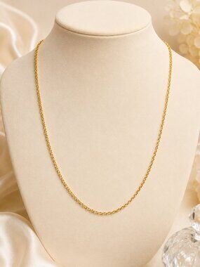Golden Whisper Chain Necklace